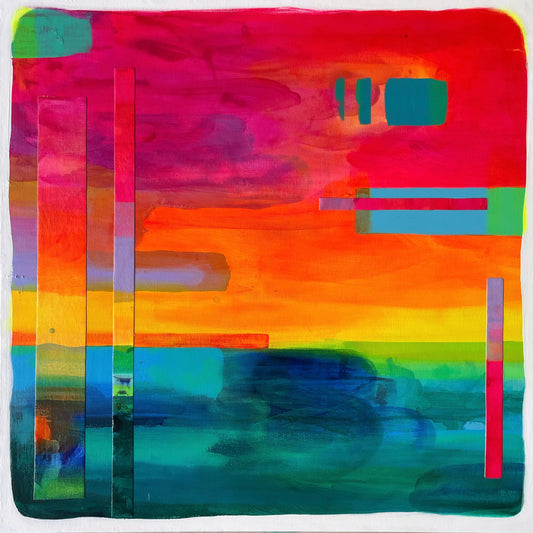 Chasing Rainbows 60x60cm