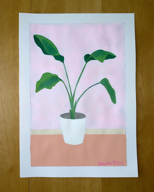 Houseplant A3 on paper